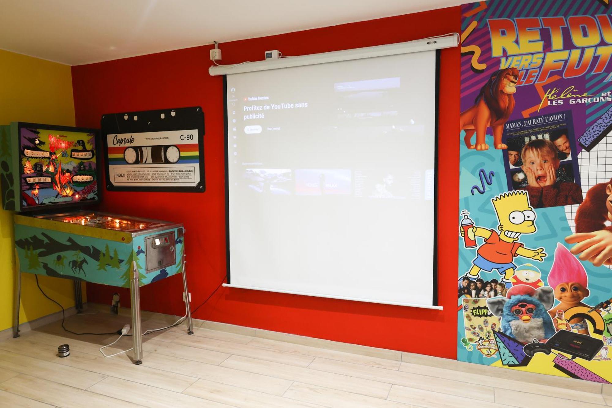 Capsule 90'S - Balneo - Sauna - Flipper - Billard - Netflix - Nintendo Switch & Jeux - มงส์ ภายนอก รูปภาพ